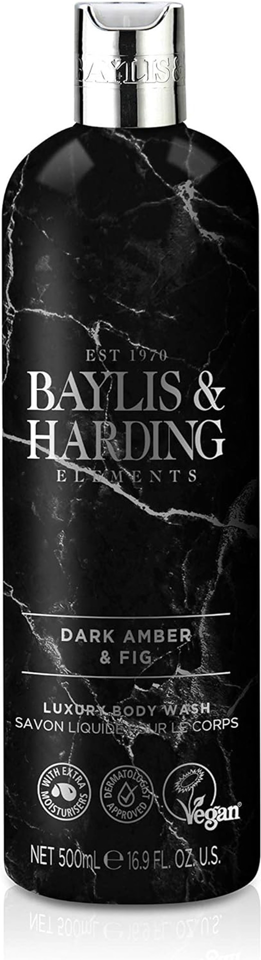 Baylis & Harding Elements Dark Amber & Fig Luxury Body Wash, 500 Ml (Pack Of 4) - Vegan Friendly
Color: Dark Amber & Fig Body Wash