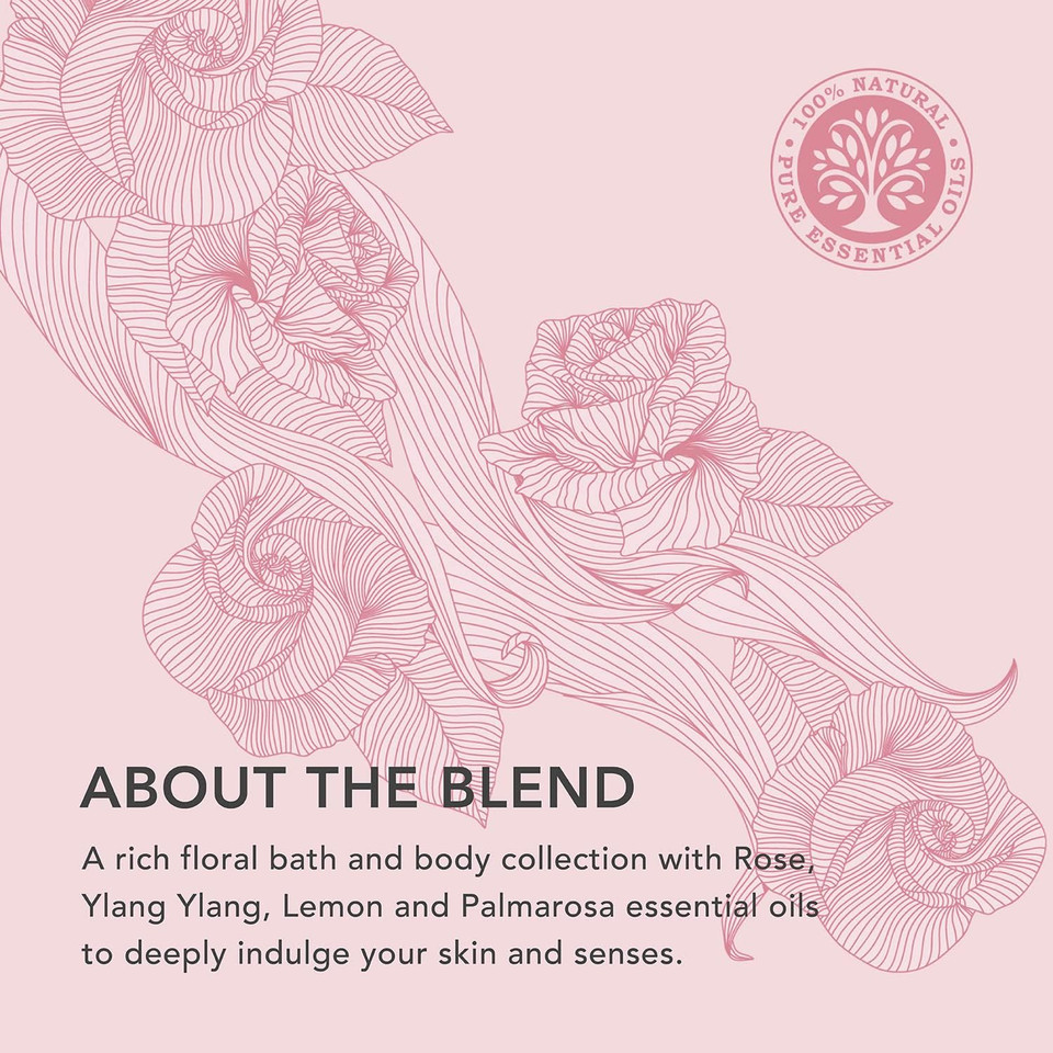 Tisserand Aromatherapy - Nature'S Spa Indulgent Hand Wash - 100% Natural Pure Essential Oils - Rose And Ylang Ylang - 195Ml
