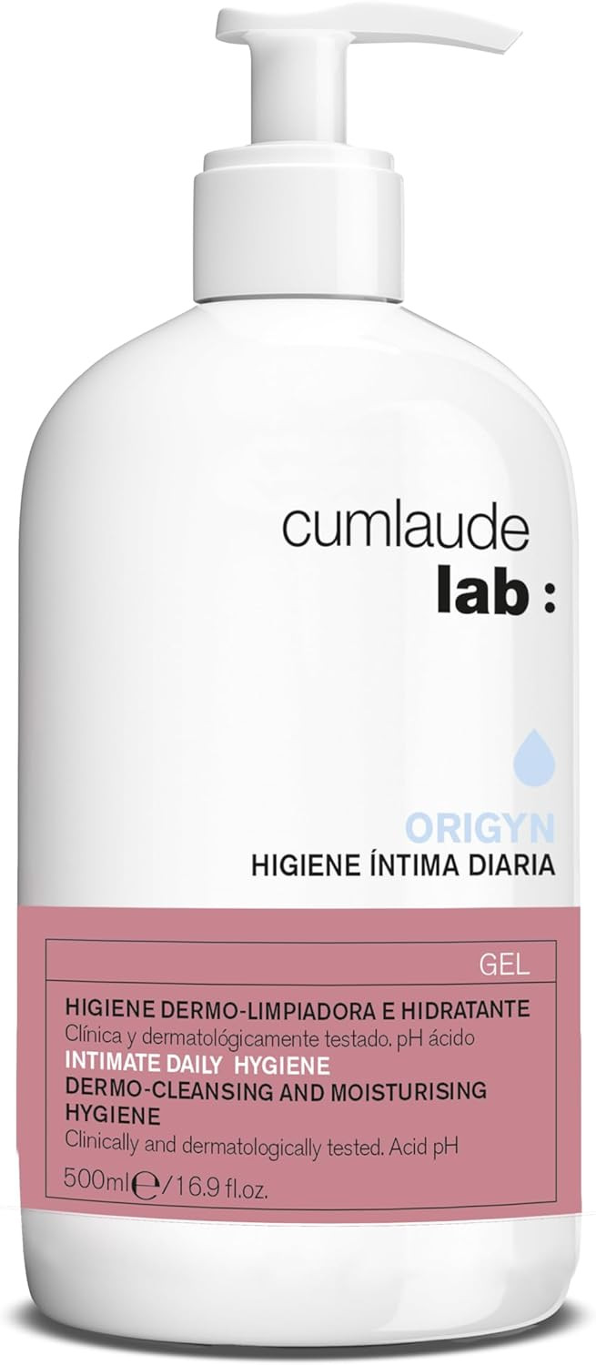 Cumlaude Lab Daily Intimate Hygiene  Cleansing Gel with Hydrating and Protective Properties for the Intimate Zone, with Hyaluronic Acid and Lactic Acid, pH Acid  500 ml