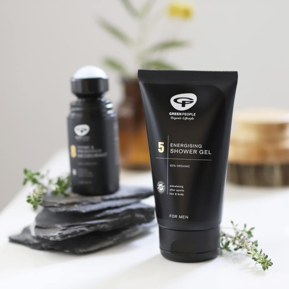 Green People For Men No.5 Energising Shower Gel 150Ml | Natural & Organic Menã¢ÂS Body Wash | Refreshing, Cooling Mint Shower Gel For Men | Sls Free, Paraben Free & Ethanol Free | Cruelty Free & Vegan