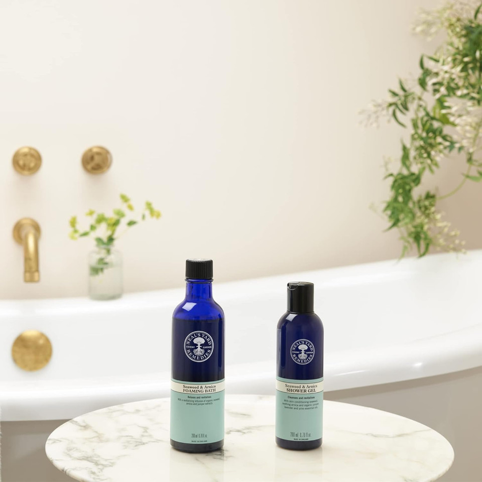 Neal'S Yard Remedies Seaweed & Arnica Shower Gel | Cleanse & Replenish Skin | 200Ml