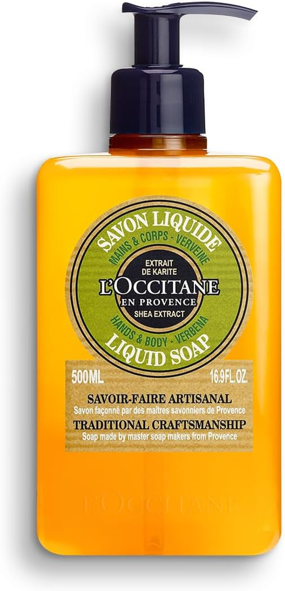 L'Occitane Shea Verbena Hand Wash & Body Liquid Soap Luxury Size 500Ml| Luxury Soap|Enriched With Shea Butter| Gentle For Dry And Sensitive Skin|

Size: 500 Ml (Pack Of 1)