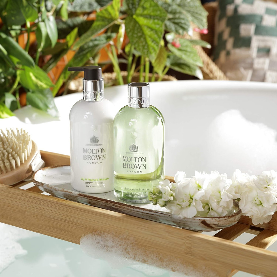 Molton Brown Bath And Shower Gel, Lily And Magnolia Blossom, 300 Ml