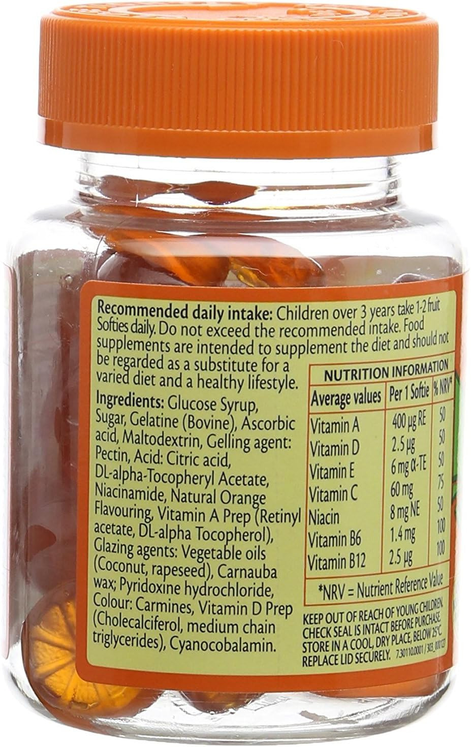 Haliborange Kids Orange Multivitamin softies, Capsule, 30