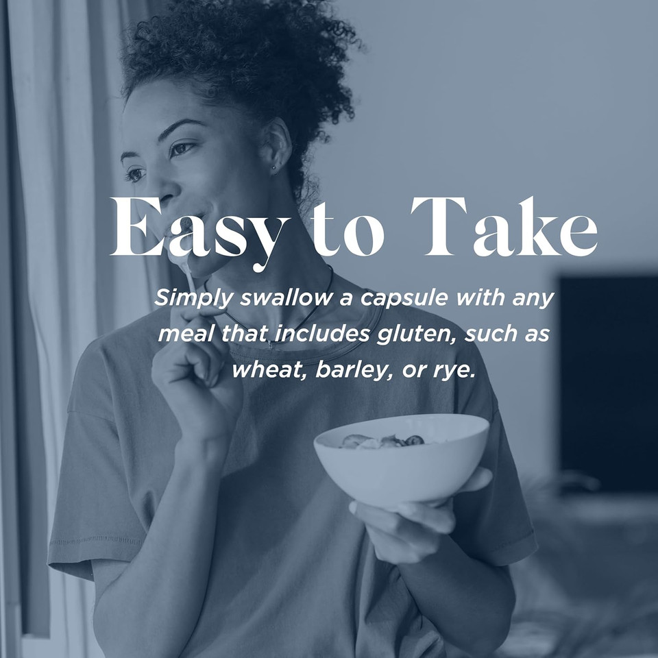 Biocare Glutenzyme Plus | Enzyme Complex With Live Bacteria | Food Supplement Suitable For Vegetarians And Vegans - 30 Capsules