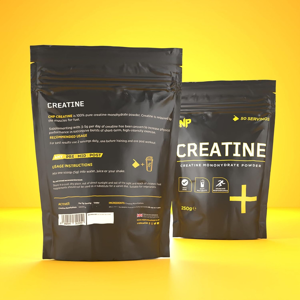 Cnp Professional Creatine Range, 500G / 250G Creatine Monohydrate Powder, E2 Ethyl Ester 240 Capsules (250G Powder)