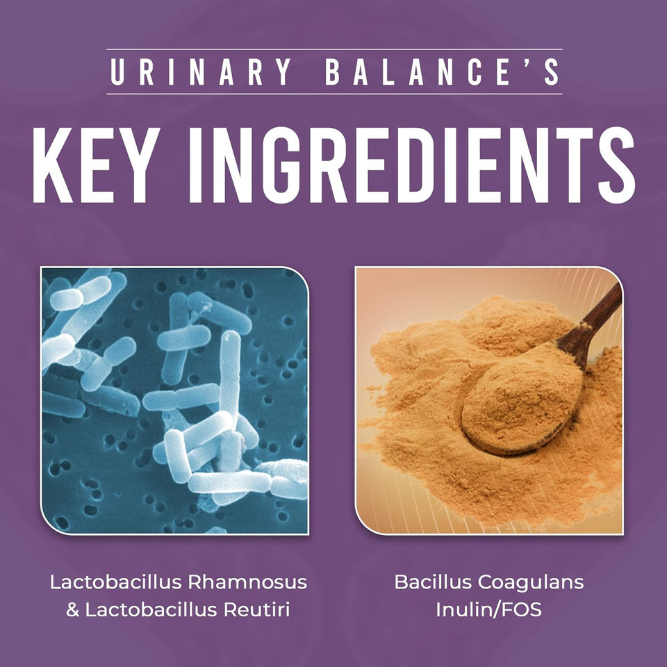 Homacia Vaginal Probiotics | Urinary Bio-Balance & Vaginal Gut Bacteria Support Capsules For Women | Uti And Yeast Balance Support | Probiotics For Women | Uk Made - 60 Day Supply