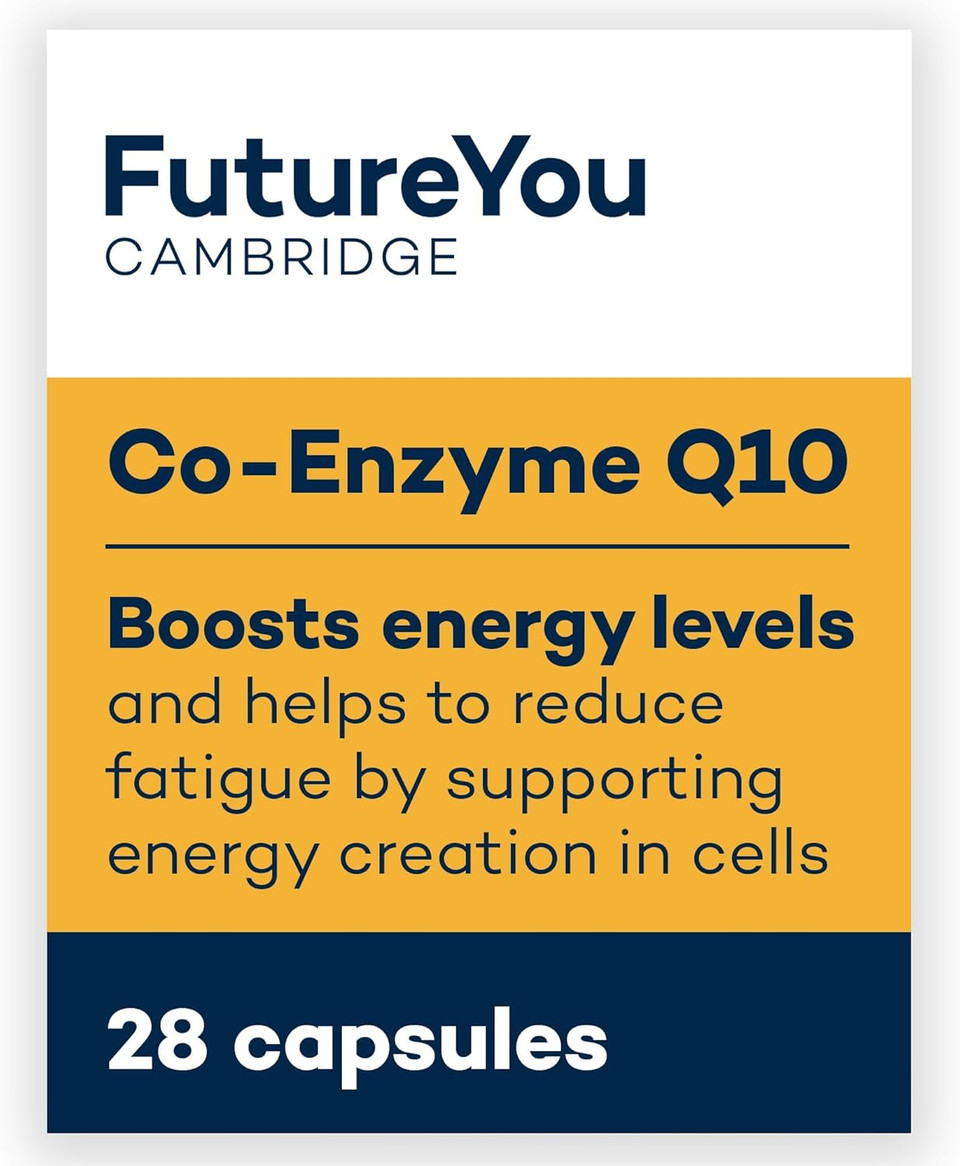 FutureYou Co-Enzyme Q10+ (28 Capsules), 9X More Absorbable Than CoQ10 Powder, Vegetarian CoQ10 Supplement for Increased Energy, Coenzyme Q10 with Vitamin B - Genuine FutureYou Cambridge Supplements
