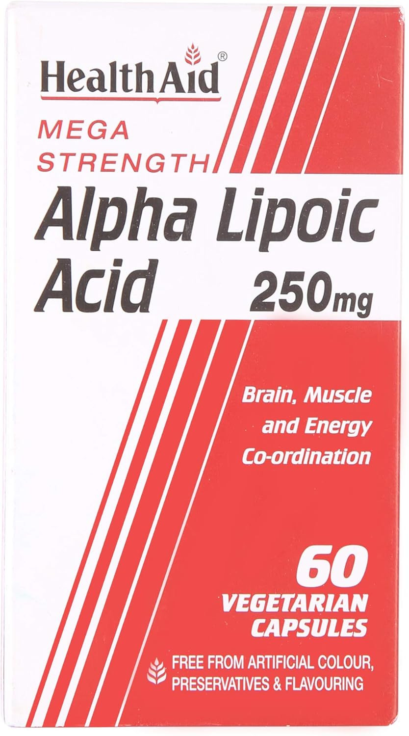 HealthAid Alpha Lipoic Acid 250mg - 60 Vegicaps