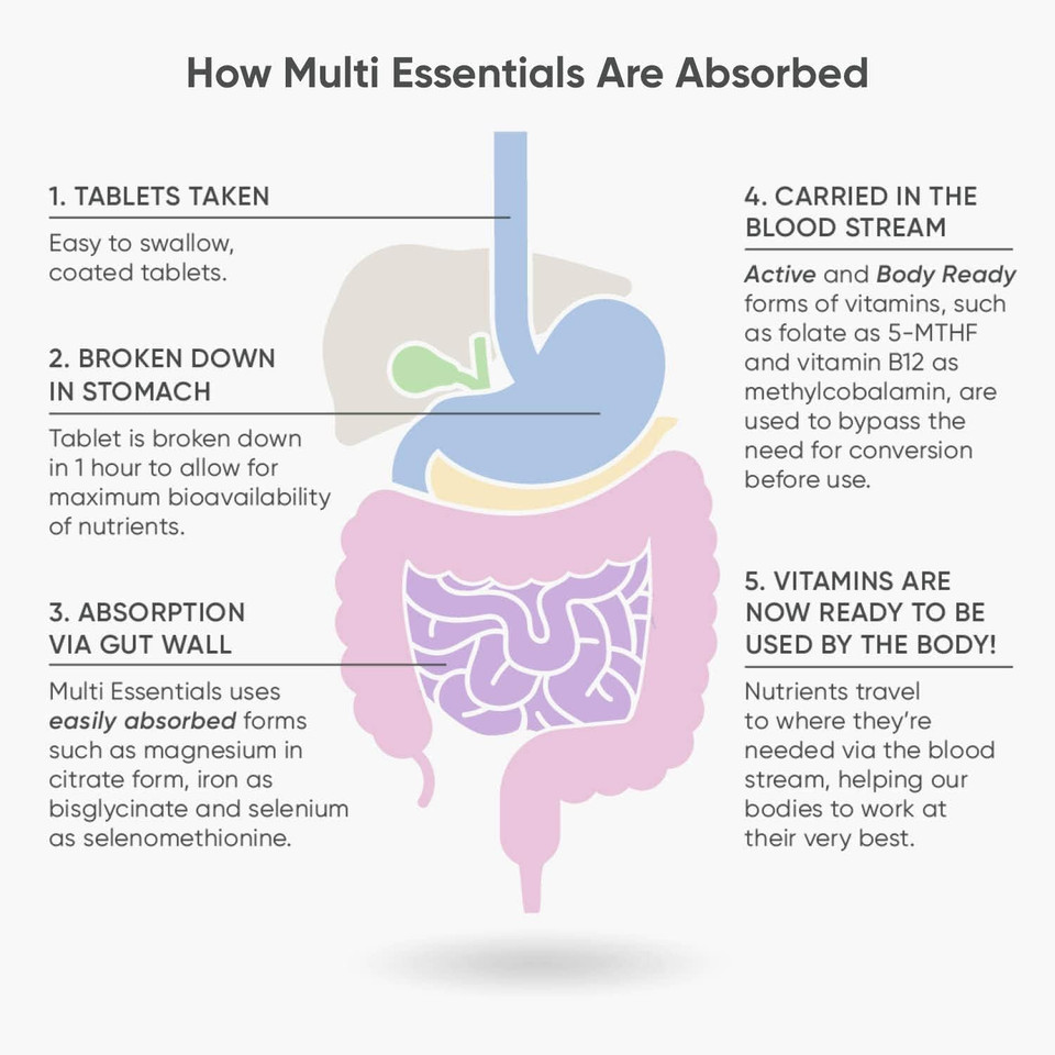 Nutri Advanced - Multi Essentials One A Day Multivitamin - Vegetarian And Vegan - 30 Tablets

Size: 30 Count (Pack Of 1)