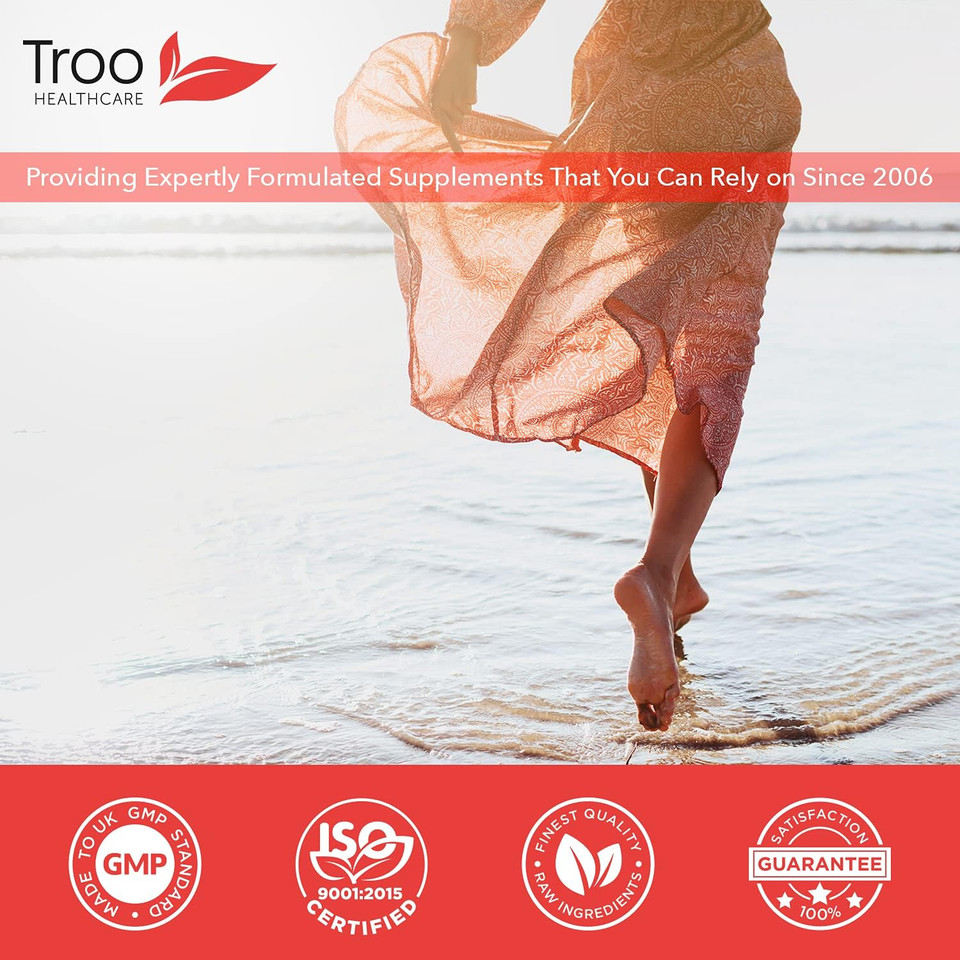 Co-Enzyme Q10 Supplement (Coq10) - 100 Milligrams 90 Vegetarian Capsules - Naturally Fermented Trans Form For High Absorption - Uk Manufactured To Gmp Standards