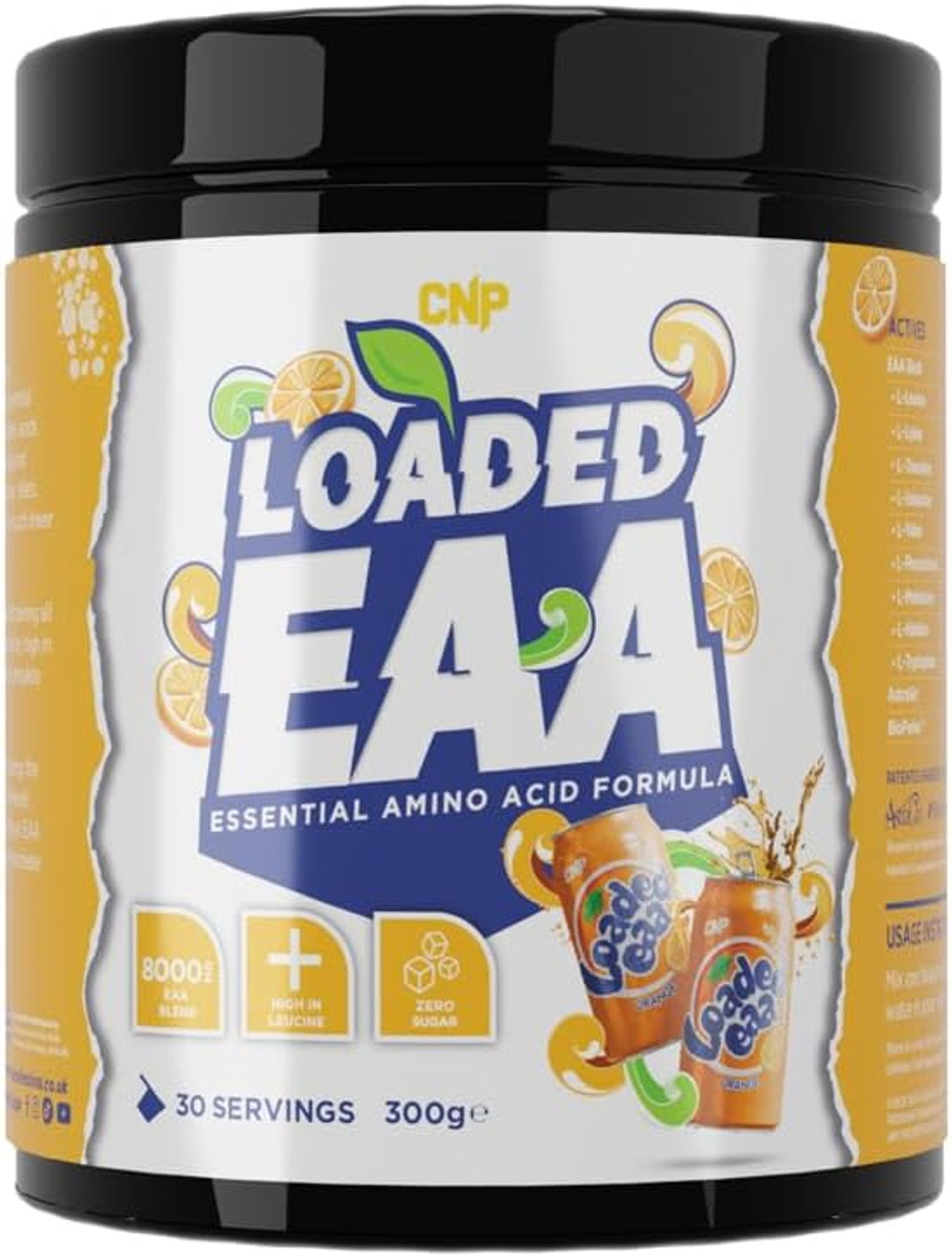 Cnp Professional Loaded Eaas, Essential Amino Acids, Bcaas, Muscle Repair & Recovery Powder, 300G / 100G And 30/10 Servings, 9 Delicious Flavours (Fantasy Orange, 300G)

Size: 300G