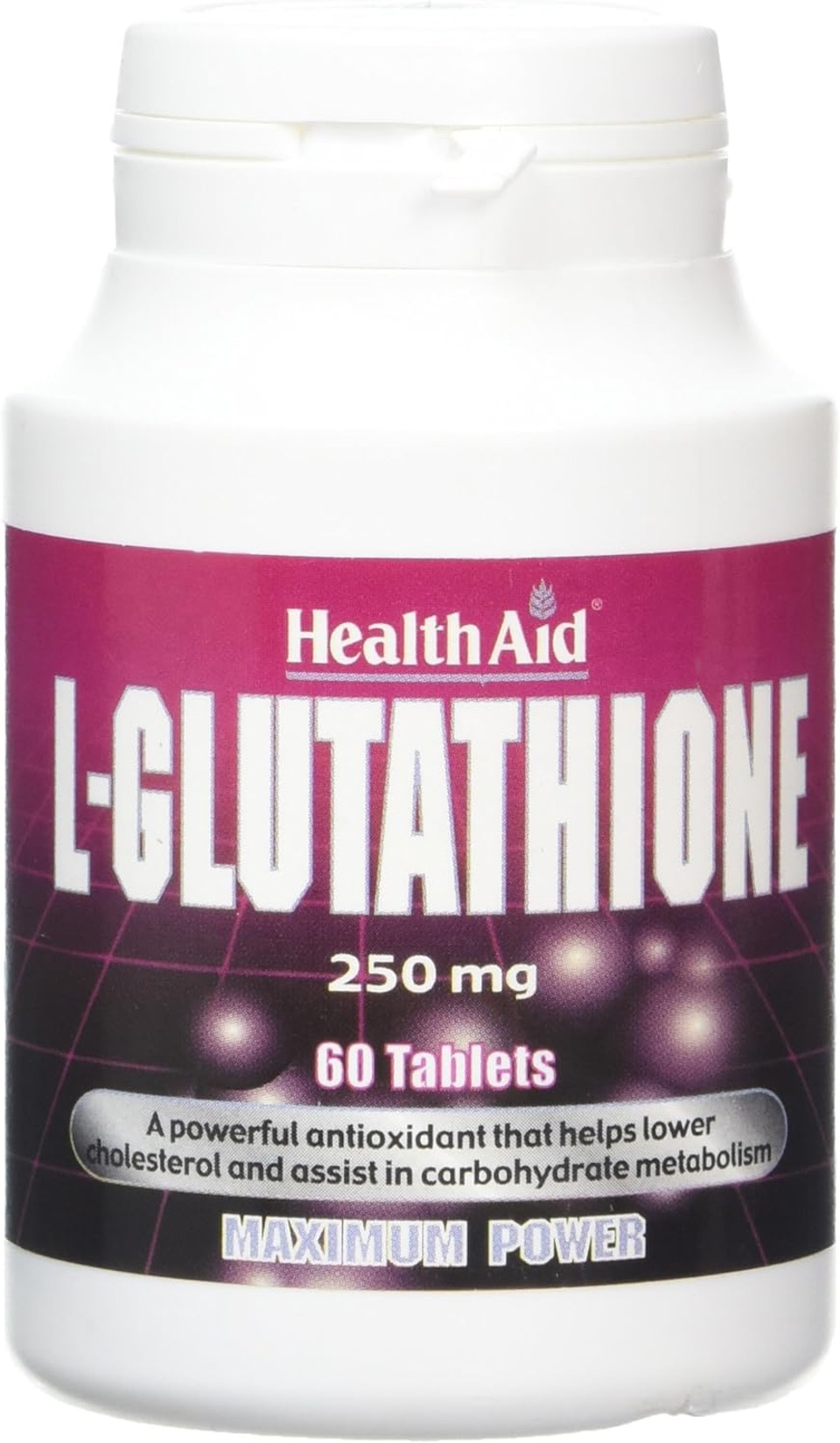 HealthAid L-Glutathione 250mg - 60 Tablets