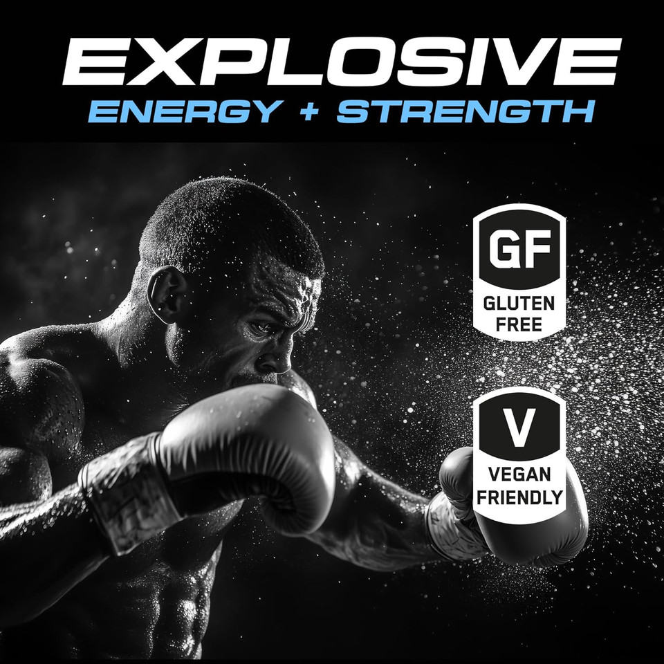 Applied Nutrition ABE Pump Pre Workout - All Black Everything Stim Free Pump Pre Workout Powder | Pump, Energy & Strength with Citrulline, Creatine, Beta-Alanine (500g - 40 Servings) (Blue Razz)