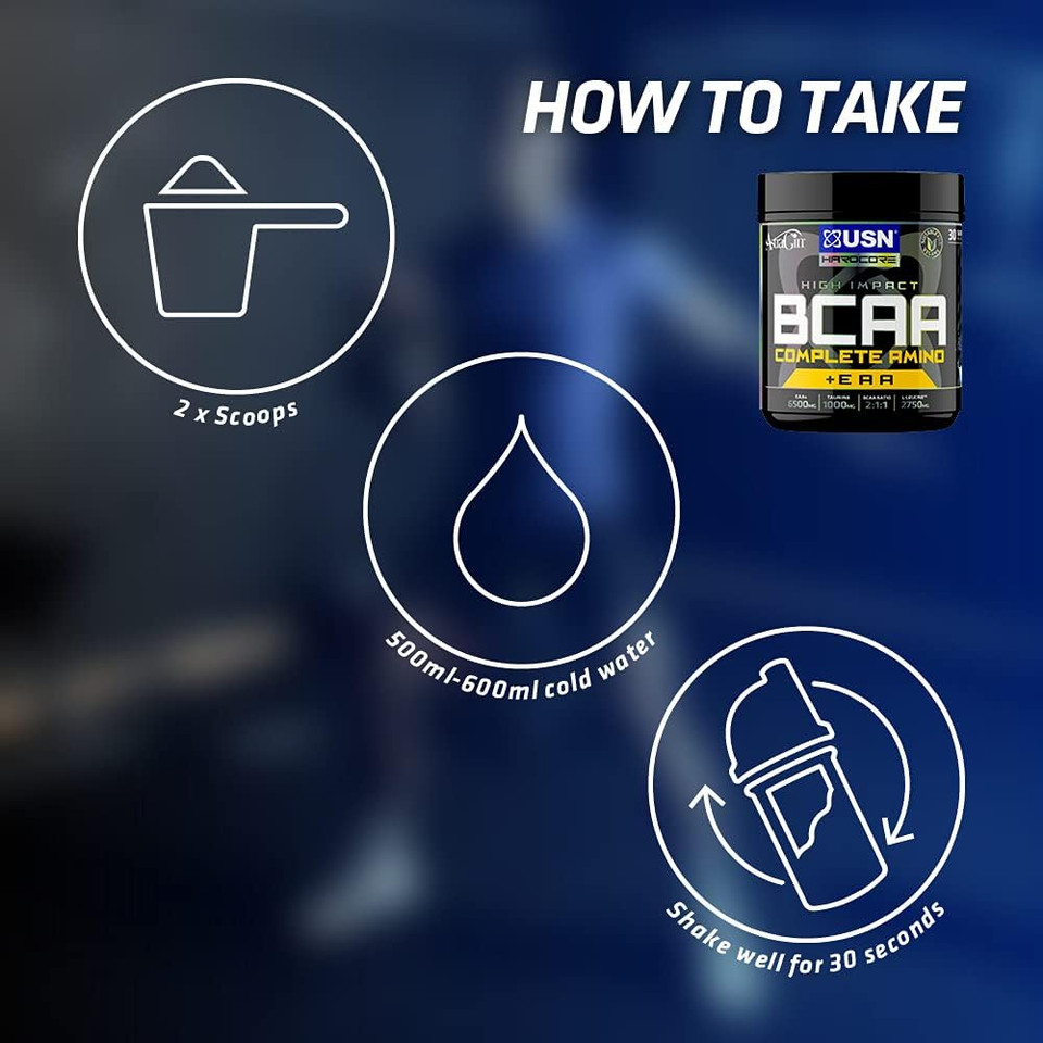 Usn Complete Amino Blue Raspberry Flavour Bcaa + Eaa 400G (30 Servings): High Impact Essential Amino Acids & Bcaa Powder

Size: 400 G (Pack Of 1)