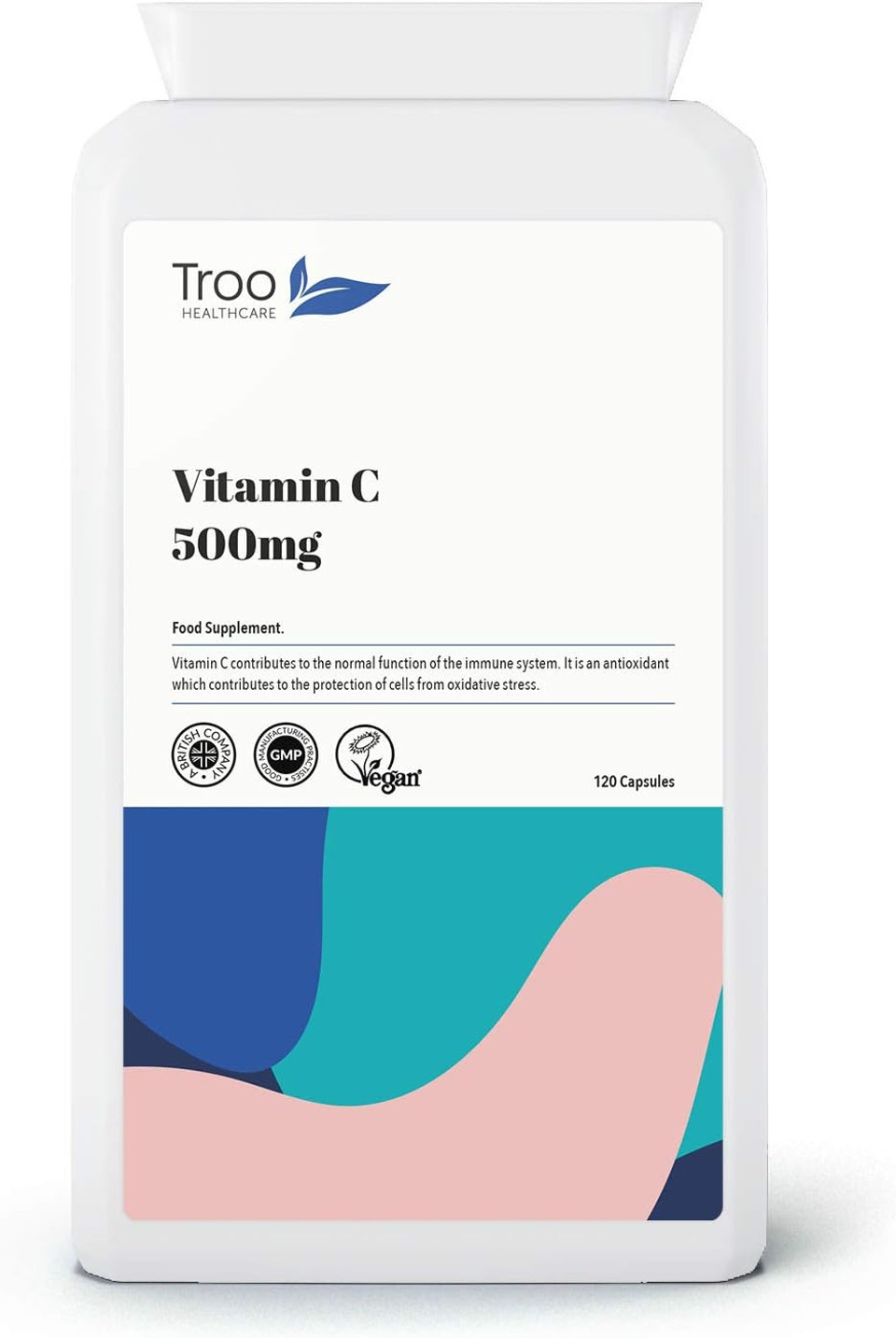 Vitamin C 500Mg Supplement 120 Capsules - High Strength - Easy Swallow - Immune Support Reduces Fatigue Vitamin C 500Mg Supplement 120 Capsules - High Strength - Easy Swallow - Immune Support Reduces Fatigue