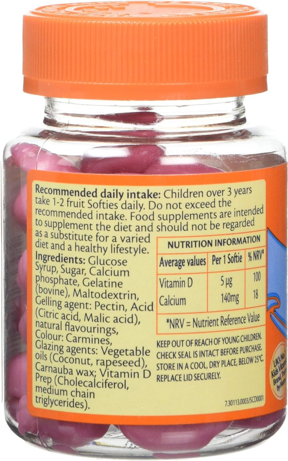 Haliborange Kids Calcium And Vitamin D Softies 30

Size: 30 Count (Pack Of 1)