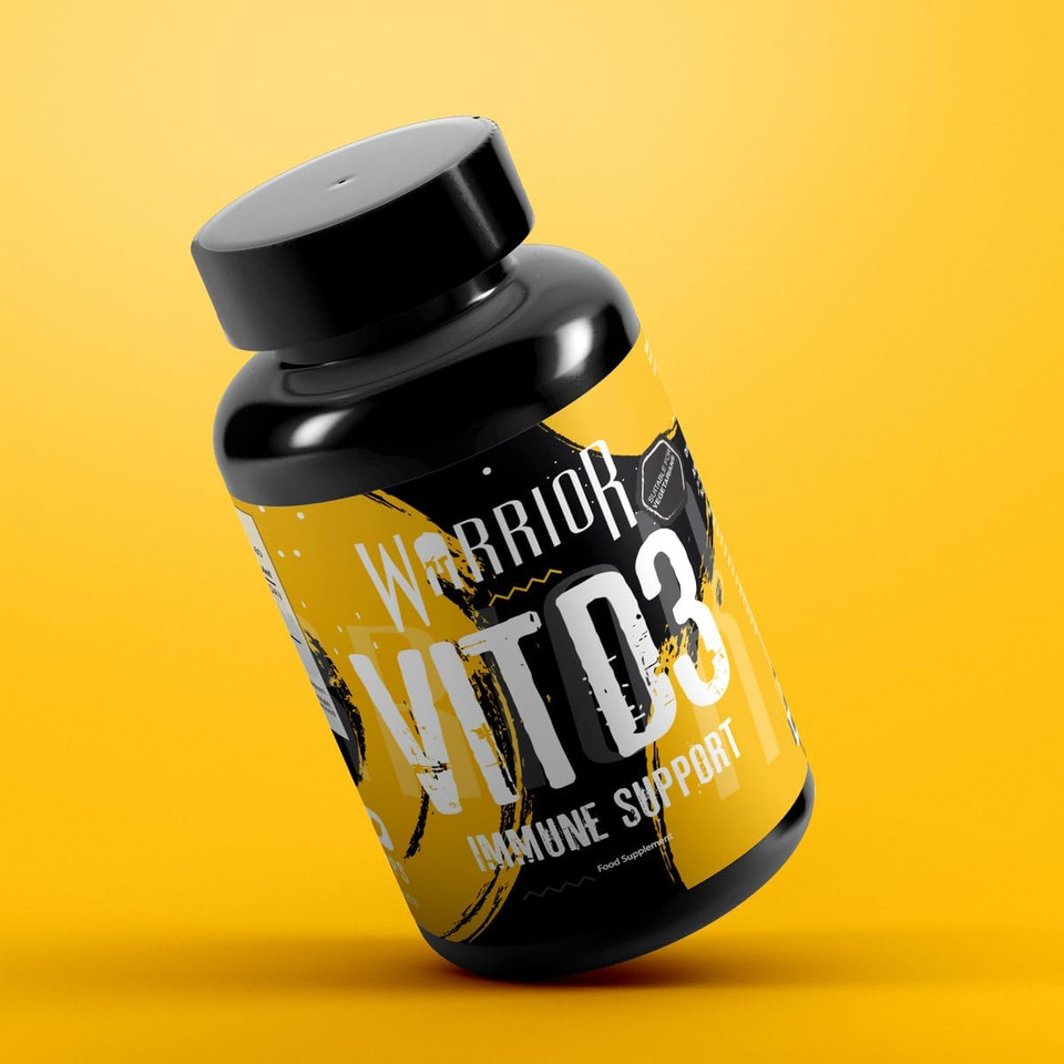 Warrior Vitamin D3 4000iu Tablets  Super Strength  Immune, Mood, and Bone Support Supplement  Easy to Swallow  Suitable for Vegetarians  60 Capsules Warrior Vitamin D3 4000iu Tablets  Super Strength  Immune, Mood, and Bone Support Supplement  Easy to Swallow  Suitable for Vegetarians  60 Capsules