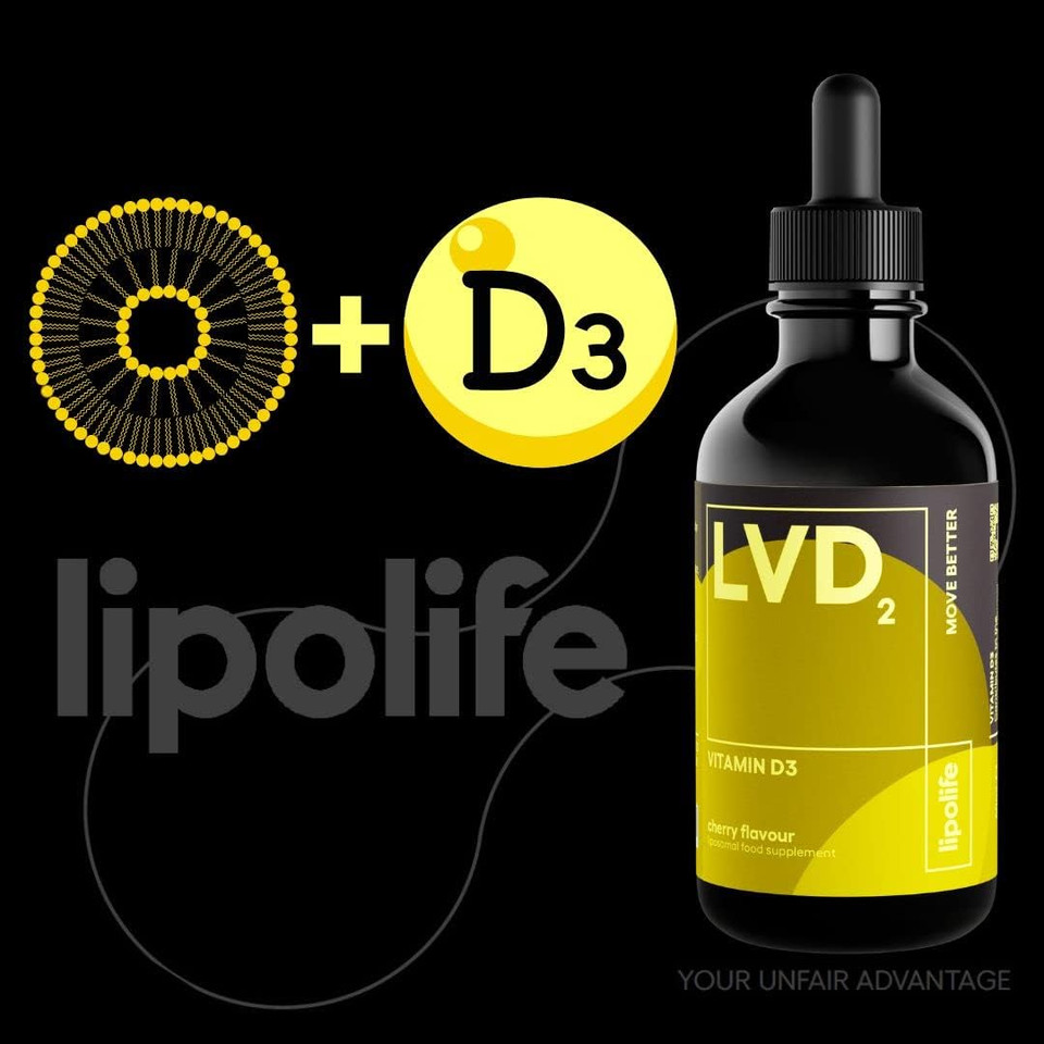 Liposomal Vegan Vitamin D3 Supplement. Highly Absorbable Plant Sourced D3. Manufactured In Uk To Cgmp Standards. 60 Servings. 1000Iu. Lvd2