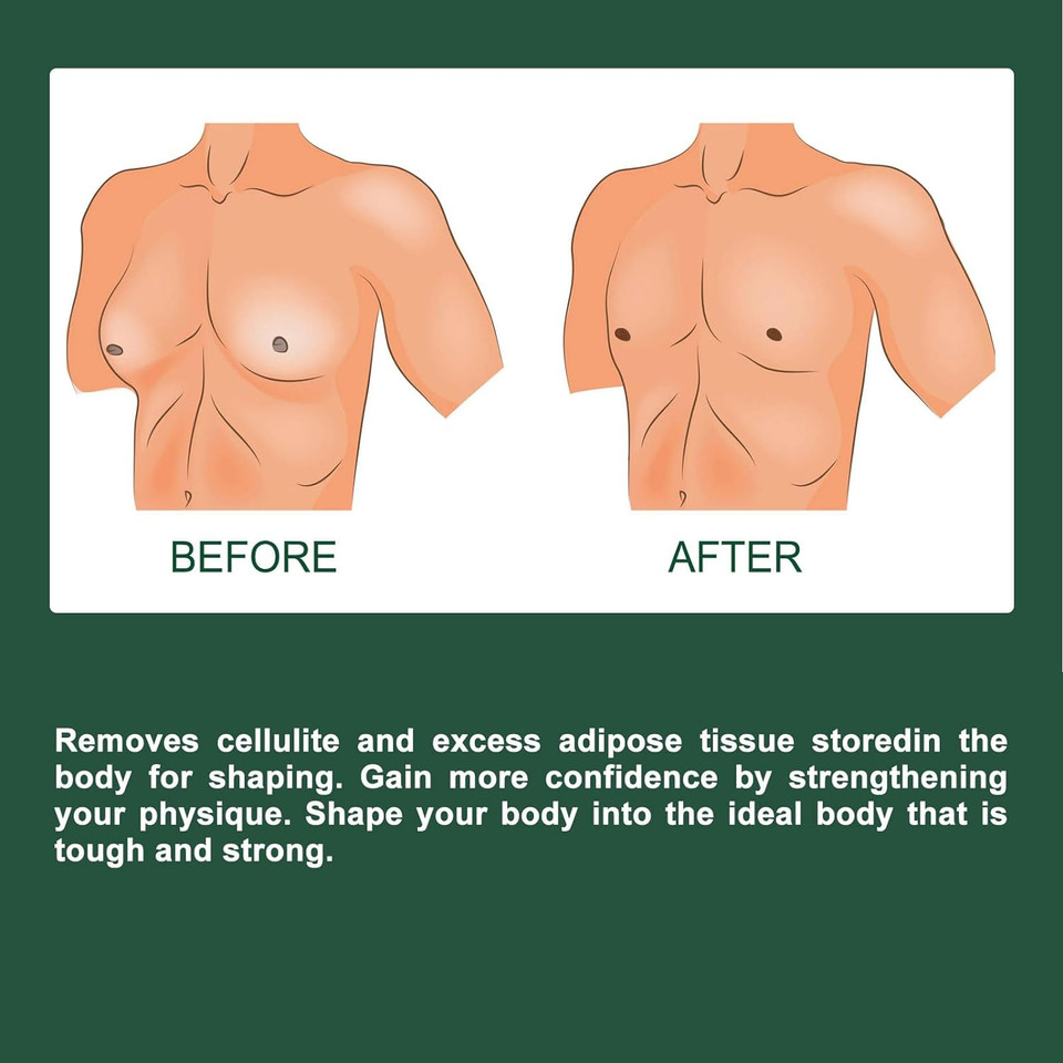 Gynecomastia Firming Cream For Men Muscle Toning Organics Gynecomastia Firming Cream 1.8Oz For Sagging Breast