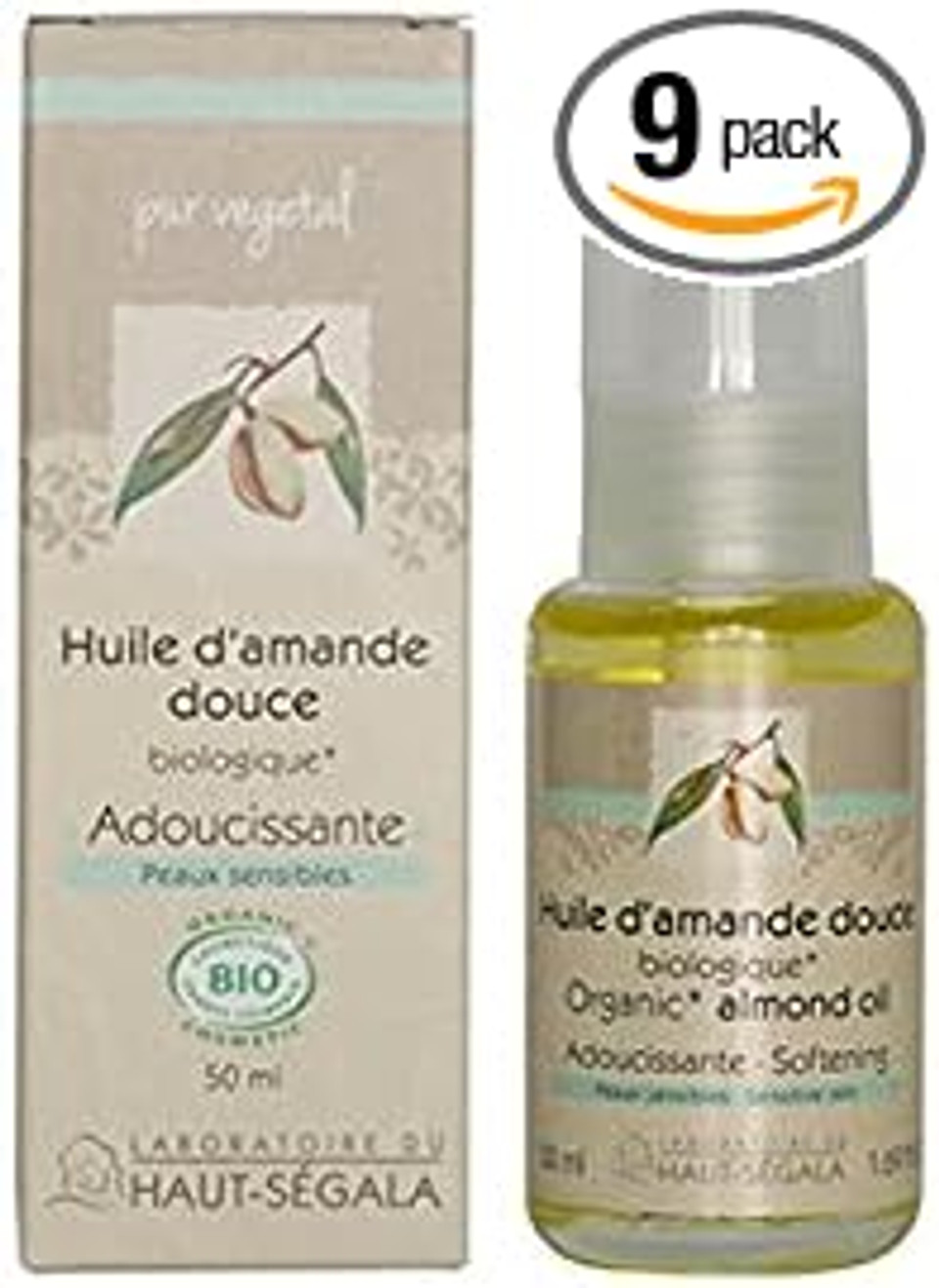 Laboratoires Du Haut-Sã£Â©Gala Organic Almond Oil 250Ml