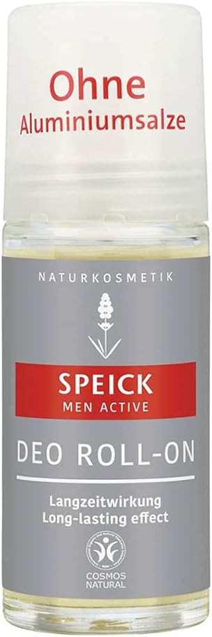 5Pack Speick Men Active Travel Deodorant Roll-On 5X 50Ml