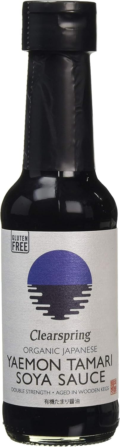 Clearspring Organic Japanese Tamari Soya Sauce, 3 x 150ml