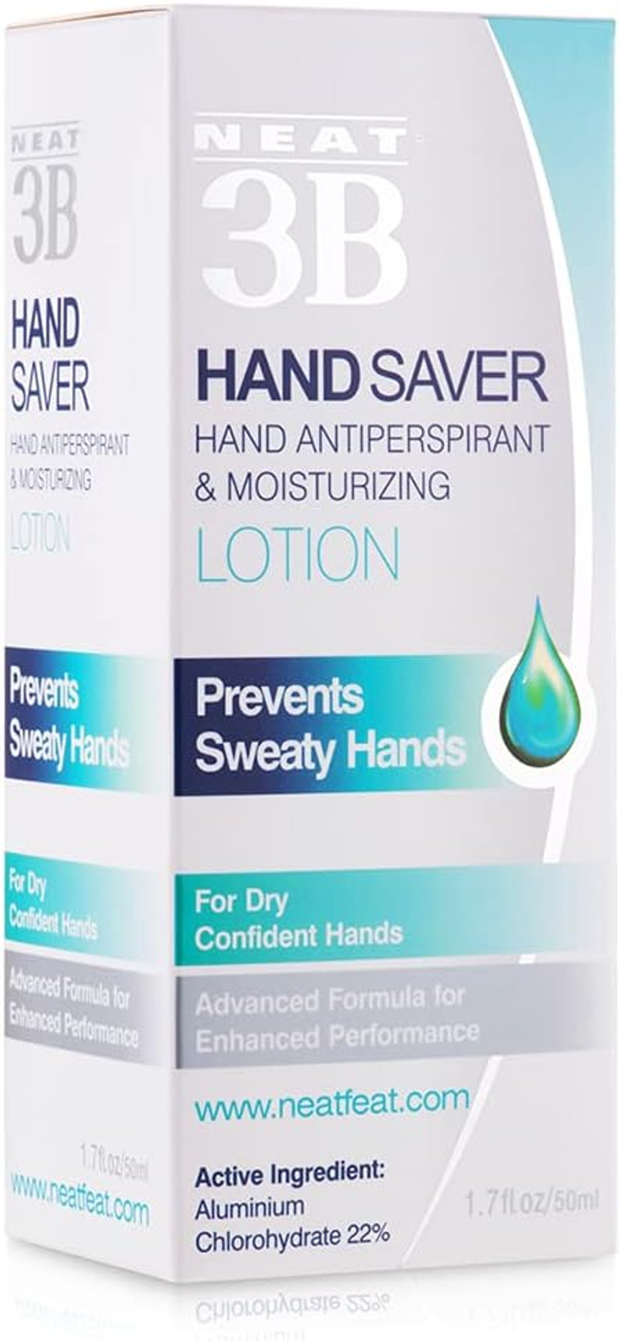 Neatã¢Â® 3B Hand Saver Antiperspirant And Moisturising Lotion 50Ml Twin Pack
