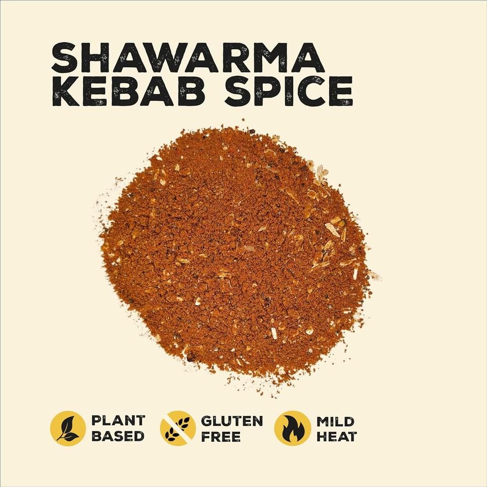 Nature Kitchen Shawarma Spice 500G Of Seasoning. Spices And Herbs. Gluten-Free And Vegan, Everyday Cooking Blends For Marinades, Sauces, Frying, Baking Or Grilling