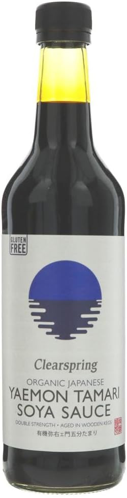 Clearspring Organic Japanese Double Strength Yaemon Tamari SOYA Sauce 500ml