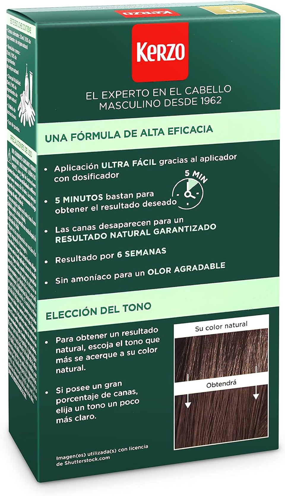 Kerzo 1095-37538 Hairdye 60 Ml