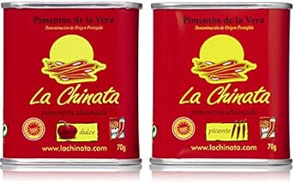 Pepenton De La Vera Smoked Dulce And Picante Pack La Chinata Cans 70 G