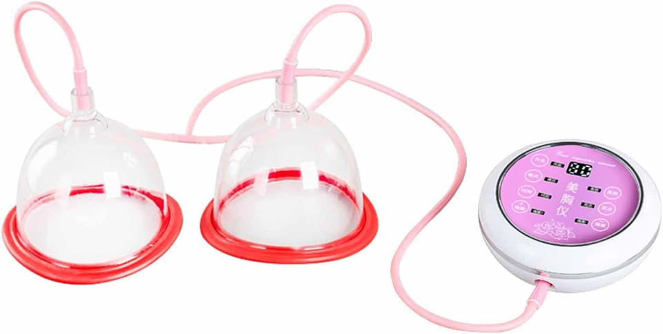 Vduck Electric Breast Nipple Massager, Breast Enlargement Massager For Promote Breast Development Home Breast Care Device, Simulated Human Massage Technique, Improve Sagging