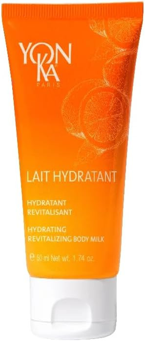 Yon-Ka Vitality Moisturising Body Milk 75Ml | 96% Natural Origin Repairing Hydrating Body Milk With Vitamin E | Lightweight, No Greasy Film | With Mandarin And Sweet Orange Essences (Travel Size)