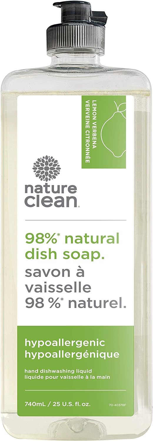 Nature Clean Nature Clean Natural Hand Dish Liquid Lemon Verbena, 740Ml, 25 Fl Ounce