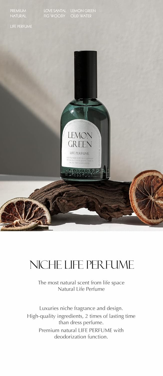 W.Dressroom Premium Natural Life Perfume (3.38 Fl Oz/100Ml) (Lemon Green)