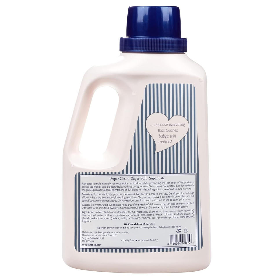 Noodle & Boo Baby Laundry Essentials Ultra-Safe Laundry Detergent60 Fl Oz (Pack Of 1)