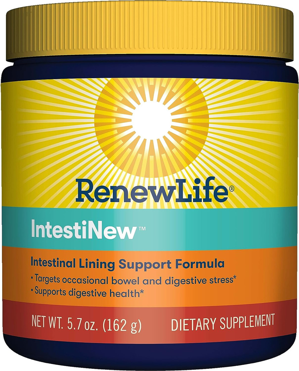 Renew Life Intestinew Intestinal Lining Support Formula, Powder Supplement Supports Digestive Health, L-Glutamine, Dairy, Soy And Gluten-Free, 5.7 Oz30 Servings (Pack Of 1)