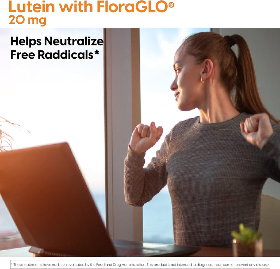 Doctor'S Best Lutein With Floraglo, Gluten Free, Vision Support, 60 Softgels