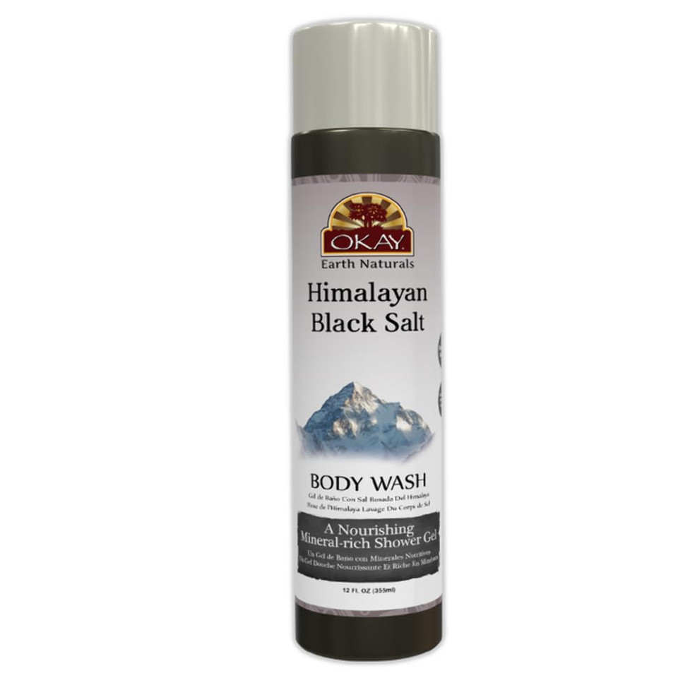 Okay Black Salt Body Wash 10.82Oz/355Ml