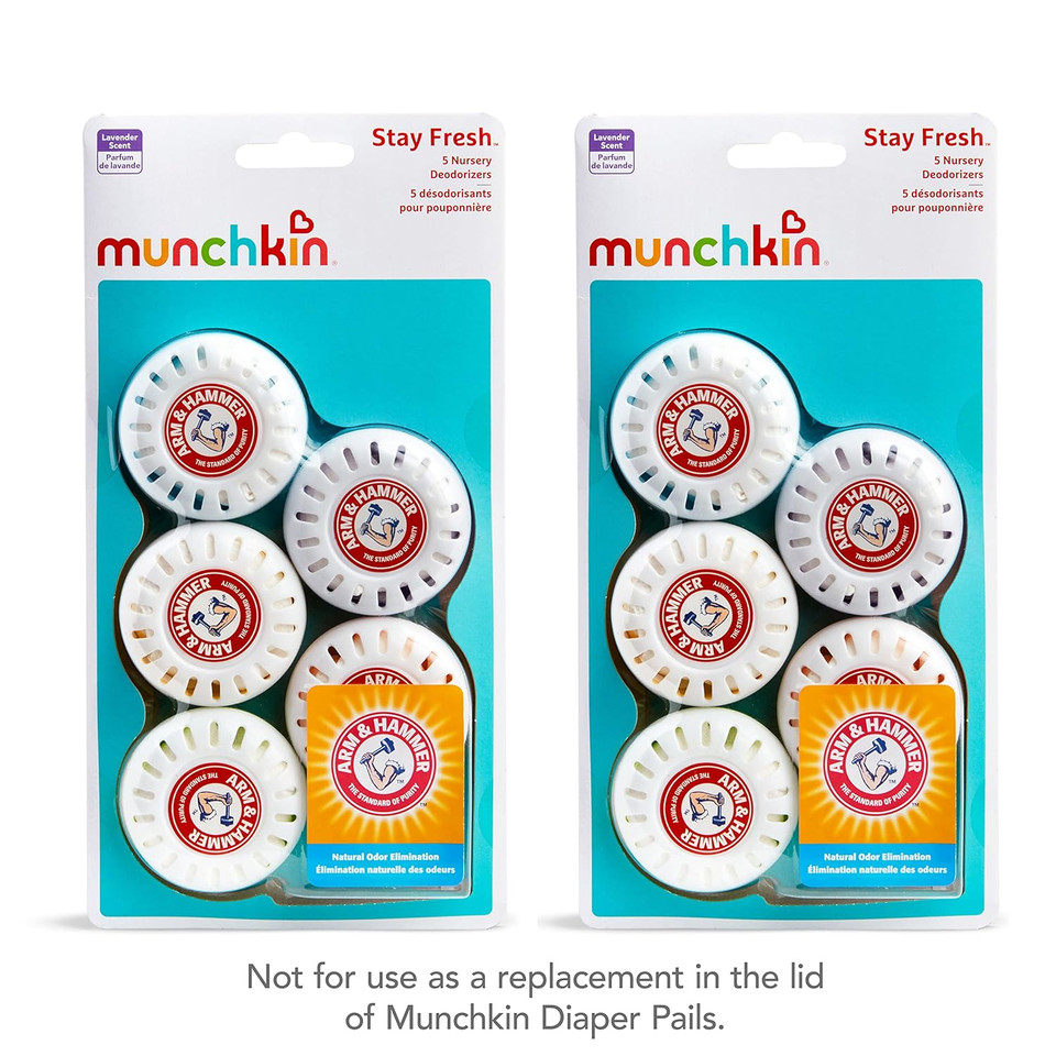 Munchkinã¢Â® Arm & Hammer Nursery Fresheners, Assorted Scents Of Lavender Or Citrus, 10 Count