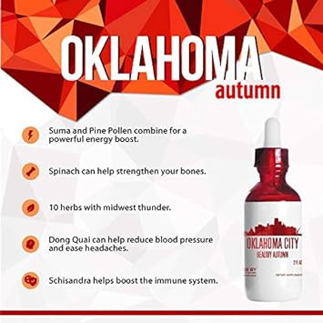Secrets Of The Tribe Oklahoma City Healthy Tincture, Herbal Extract Supplement For Optimal Human Health (2 Fl Oz, Autumn)Autumn