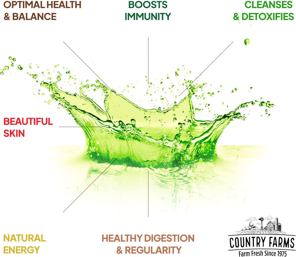 Country Farms Irish Sea Moss Liquid, Supports Beautiful Skin, Cleans And Detoxify, Immune Support, Promotes Healthy Gut, Promotes Natural Energy Levels, Burdock, Irish Moss And Bladderwrack, 2 Fl Oz