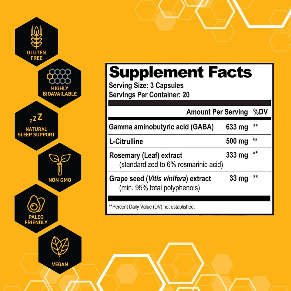 Magnesium Ashwagandha Gummies 30Ct With Gaba Brain Food 60Ct Supplement By Natural Stacks