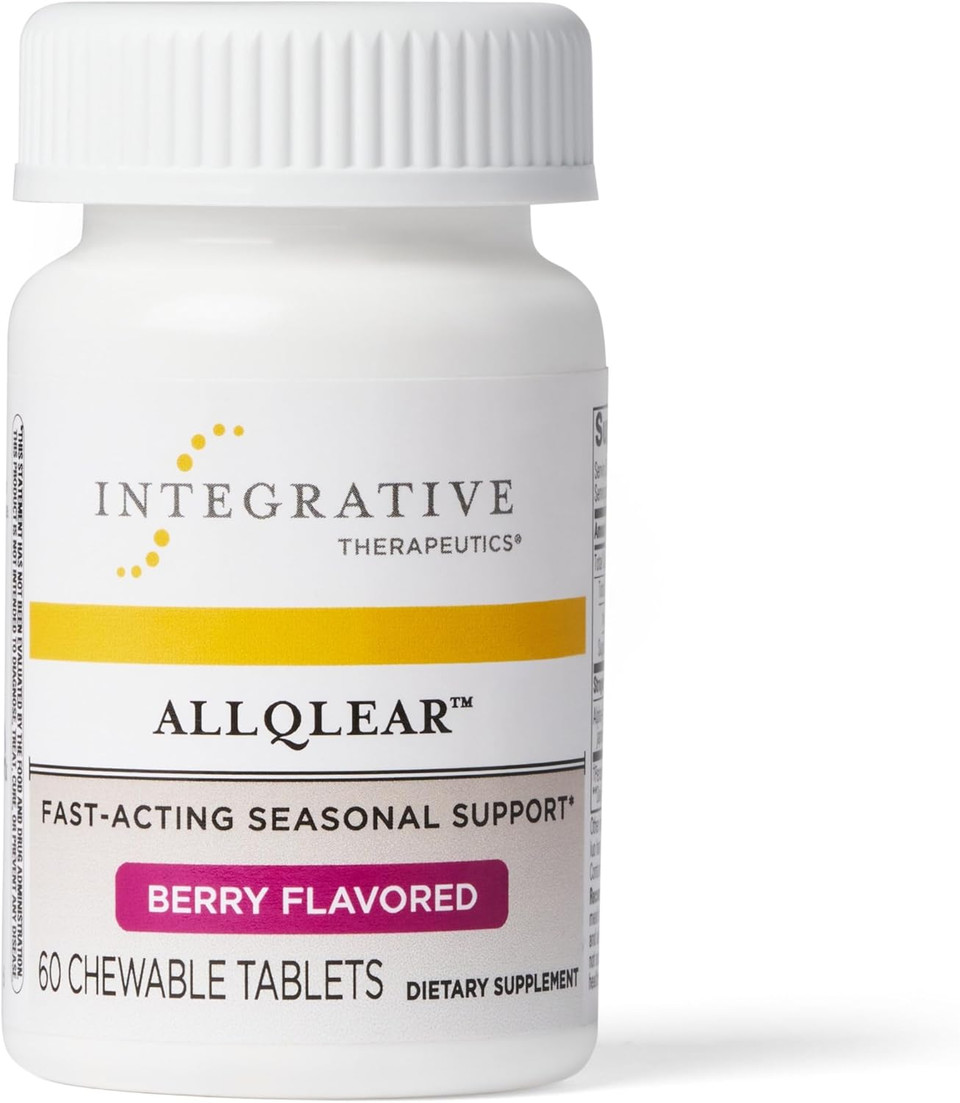 Integrative Therapeutics - Allqlear - Fast-Acting Seasonal Support* - Berry Flavored - 60 Chewable Tablets Integrative Therapeutics - Allqlear - Fast-Acting Seasonal Support* - Berry Flavored - 60 Chewable Tablets
