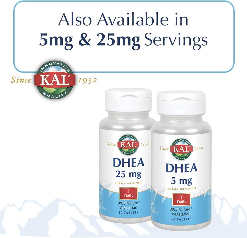 Kal Dhea-10 Tablets, 10Mg, 60 Count