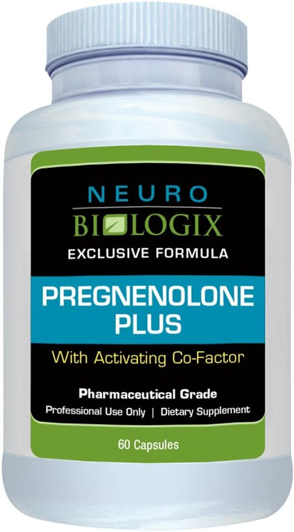 Neurobiologix Pregnenolone Plus With Activating Co-Factor Vitamin B3 (40 Mg, 60 Capsules)