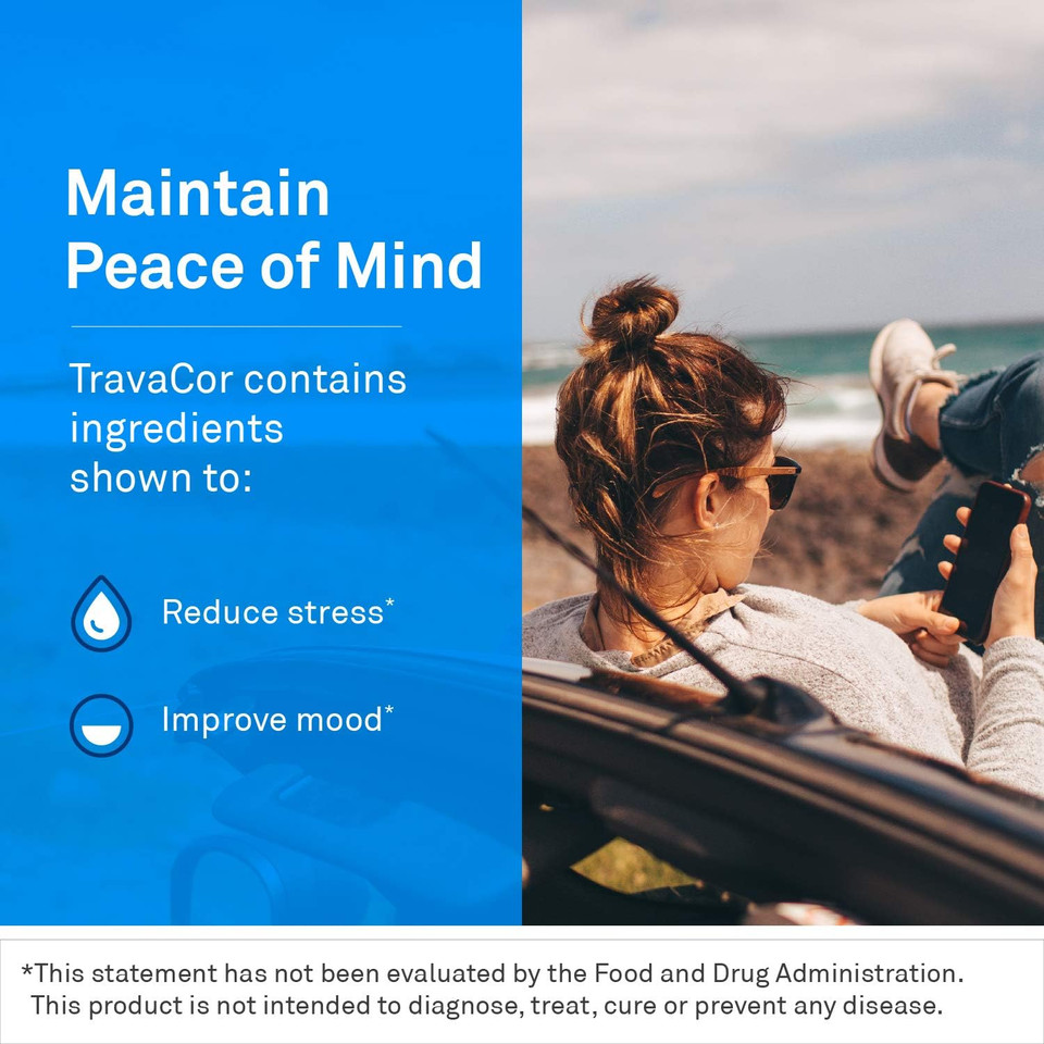 Neuroscience Neurobiota (30 Capsules) + Travacor (120 Capsules) Mood Support Bundle - Mood Probiotic + Supplement To Help Reduce Stress + Anxiousness - Immune + Gi Health (2 Products)