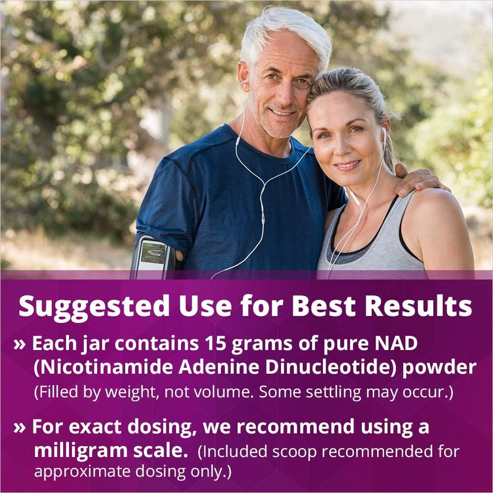 Prohealth Nad+ Pro (15 Grams) Nad Booster - Pure Nicotinamide Adenine Dinucleotide Bioavailable Powder Longevity