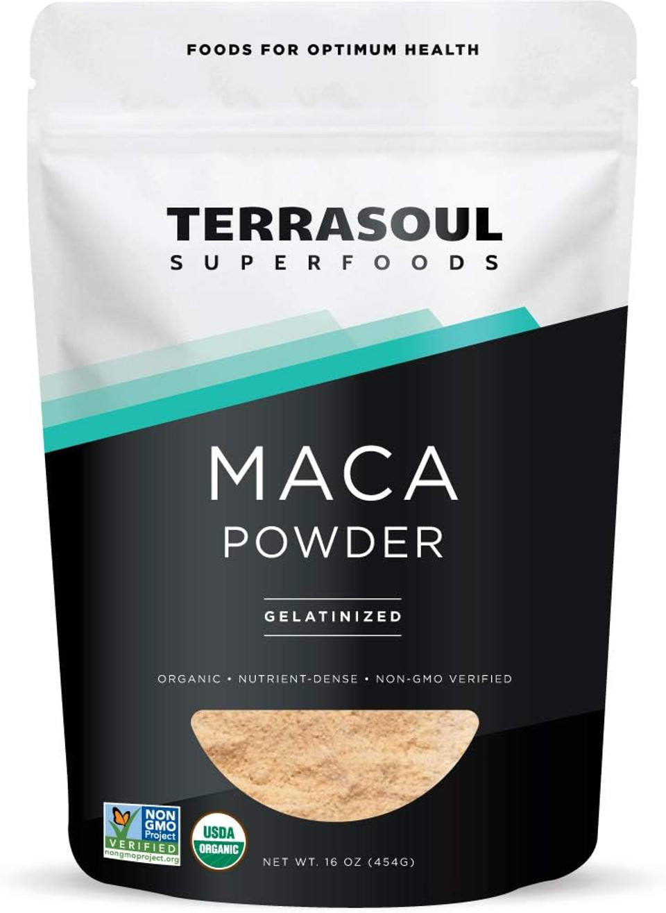 Terrasoul Superfoods Organic Gelatinized Maca Powder, 16 Oz, Hormone Balance, Energy Boost, And Superfood Smoothies With Peruvian Maca Root, Gelatinized For Easy Digestion16 Ounce (Pack Of 1)